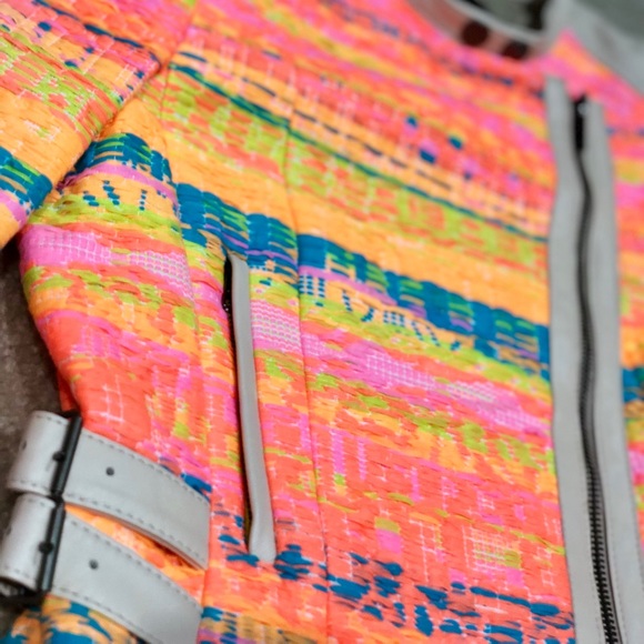 ULTRA RARE BCBGMAXAZRIA RUNWAY JACKET Pink XS - Picture 3 of 8